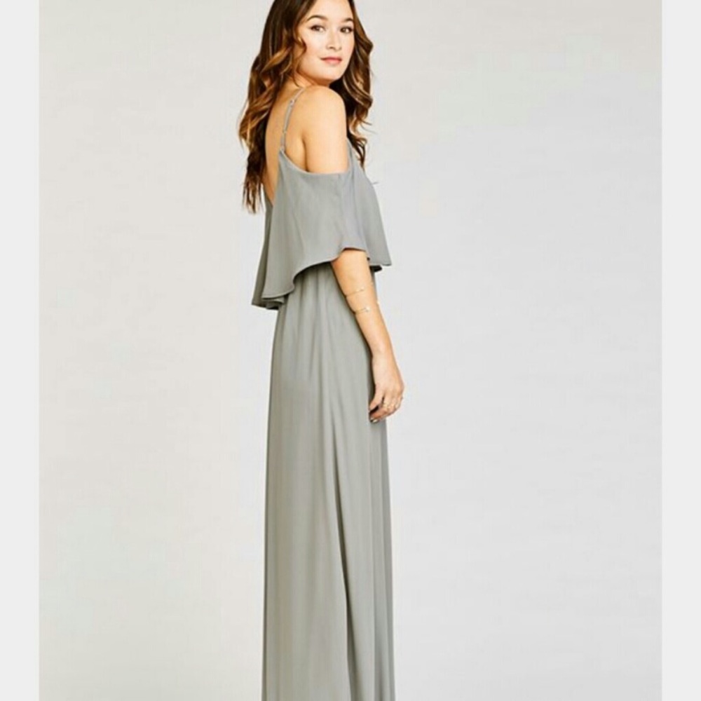 Show Me Your Mumu Caitlin Ruffle Gown Size XS